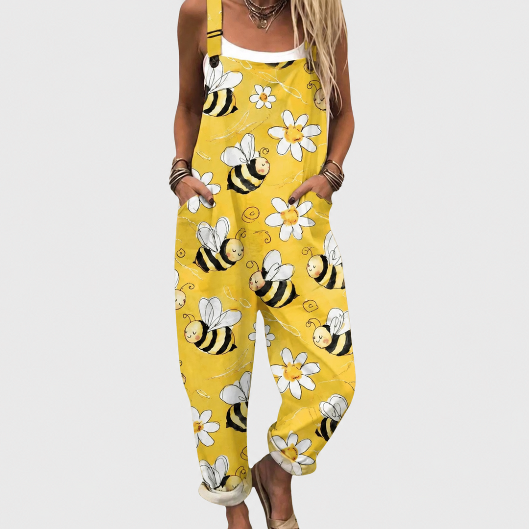 Berta | Mono amarillo con abejas y margaritas