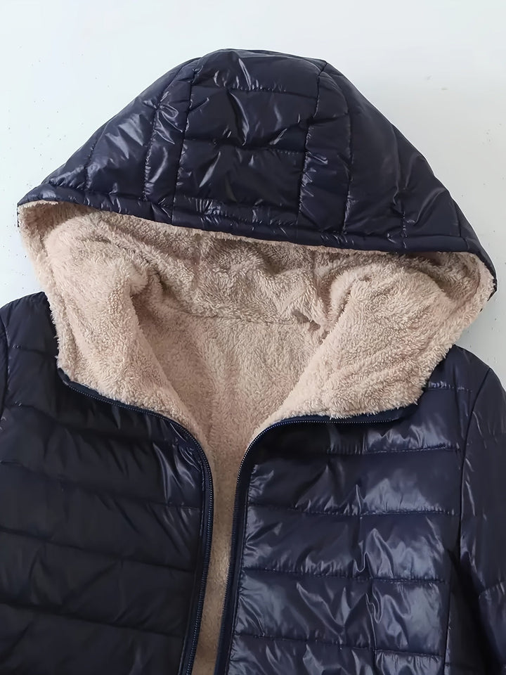 Vicky | Chaqueta Puffer Acolchada con Forro de Forro Polar