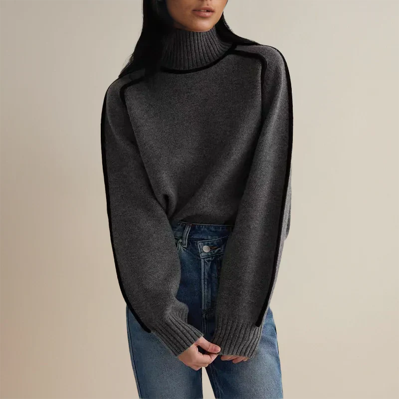 Faylin | Suéter Moderno de Cuello Alto