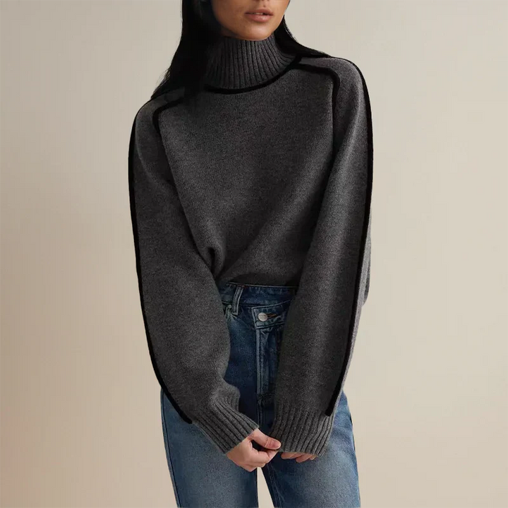 Faylin | Suéter Moderno de Cuello Alto