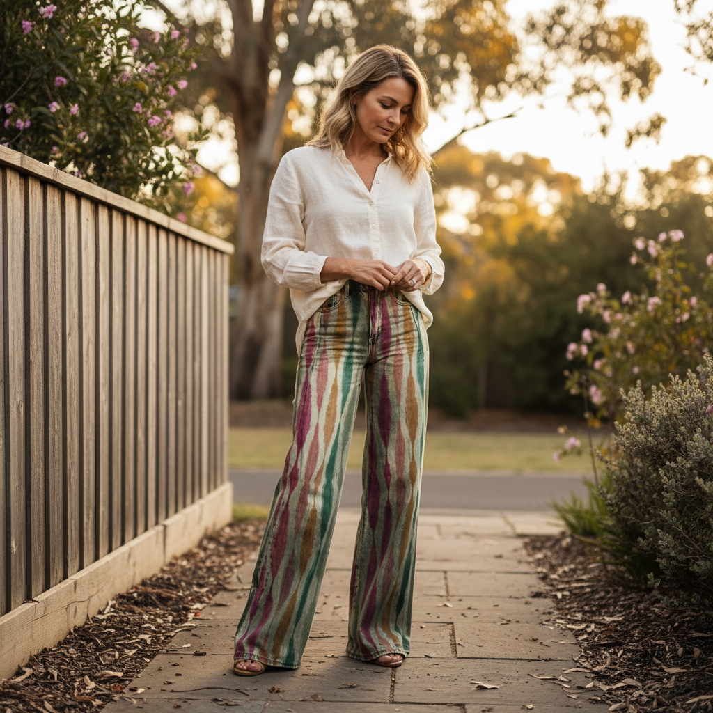 Lucia | Pantalones Anchos Fluidos Boho