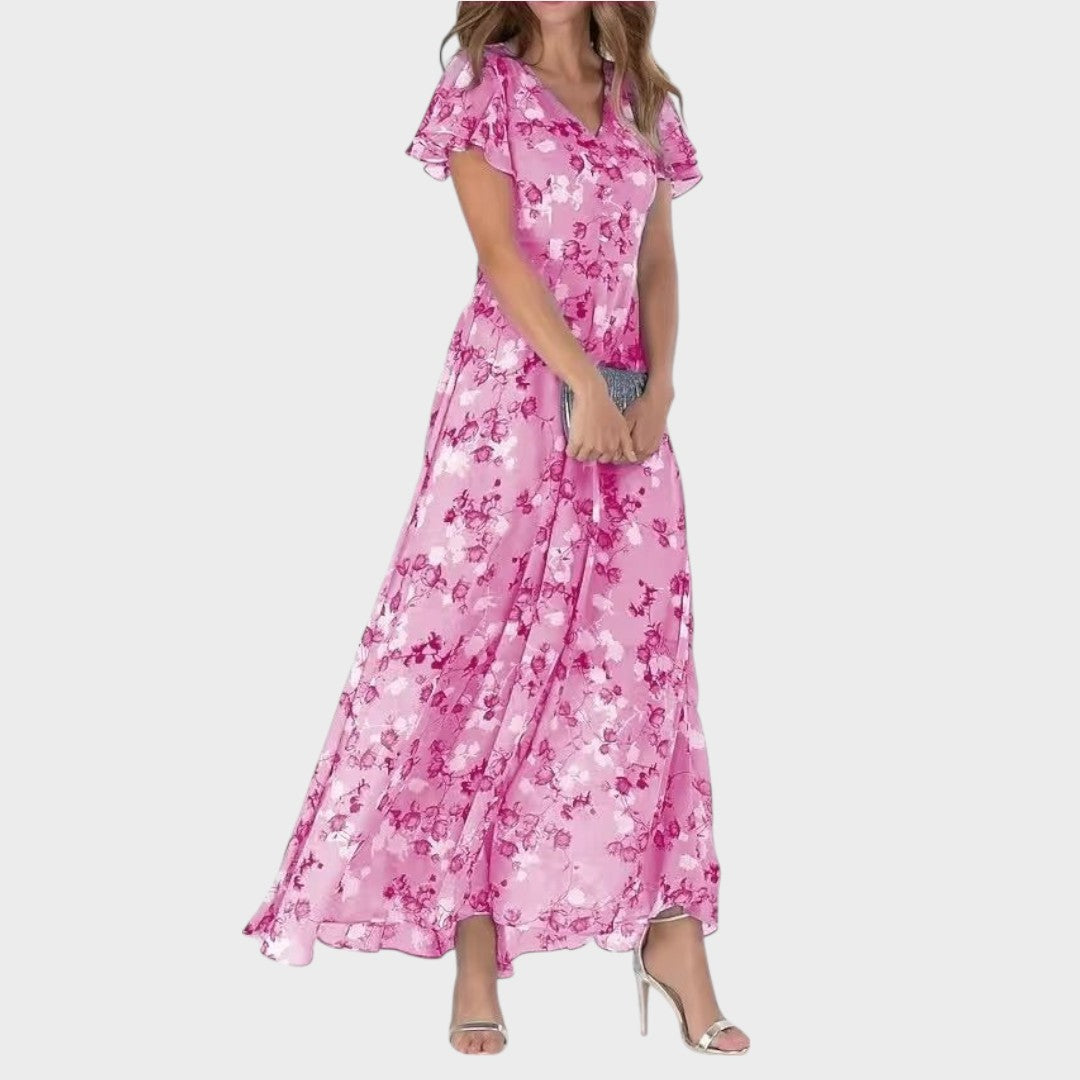 Aldana | Vestido con Volados Floral