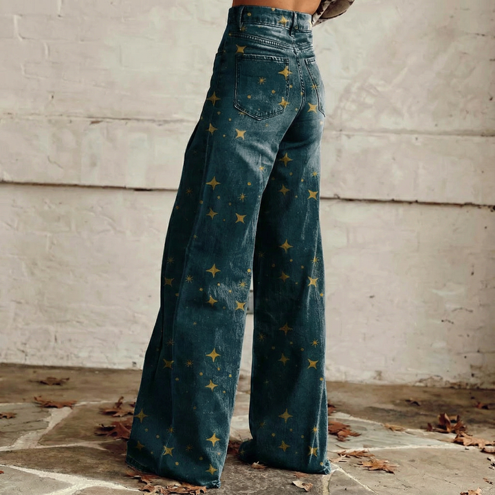 Celeste | Pantalones Vintage Boho Livianos