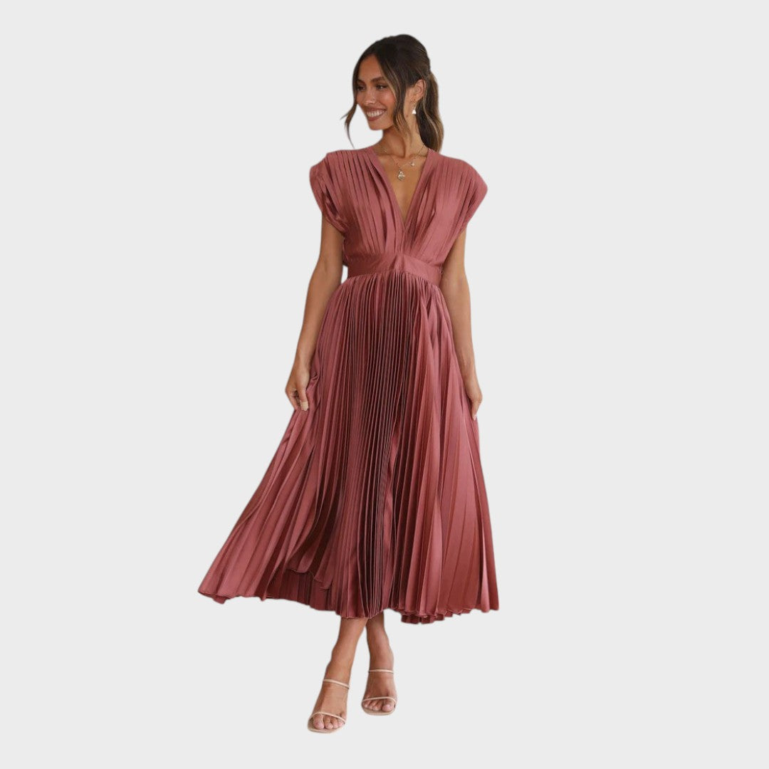 Lorena | Vestido Plisado Elegante