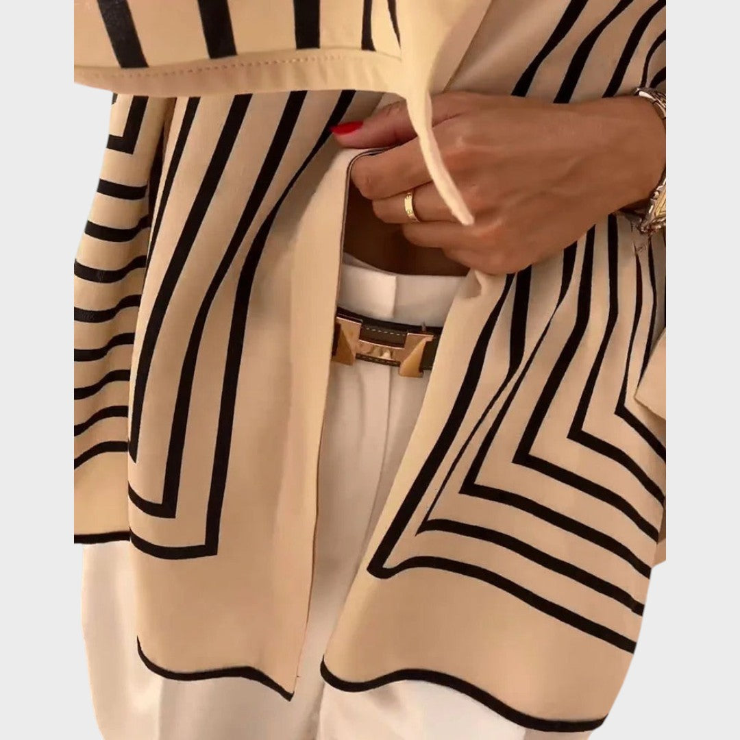 Yamila | Blusa a Rayas Fluida