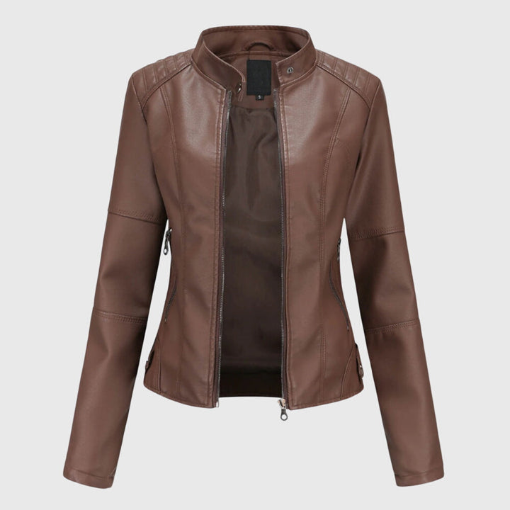 Giorgina | Elegante chaqueta de cuero para mujeres