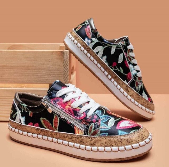 Oluchi | Zapatillas Ortopédicas Floral