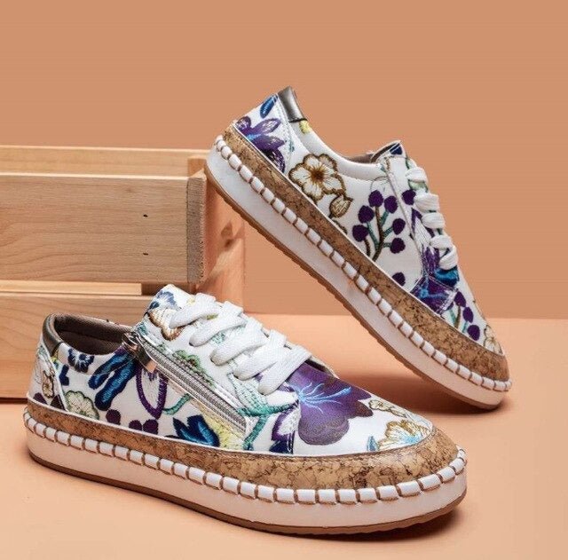 Oluchi | Zapatillas Ortopédicas Floral