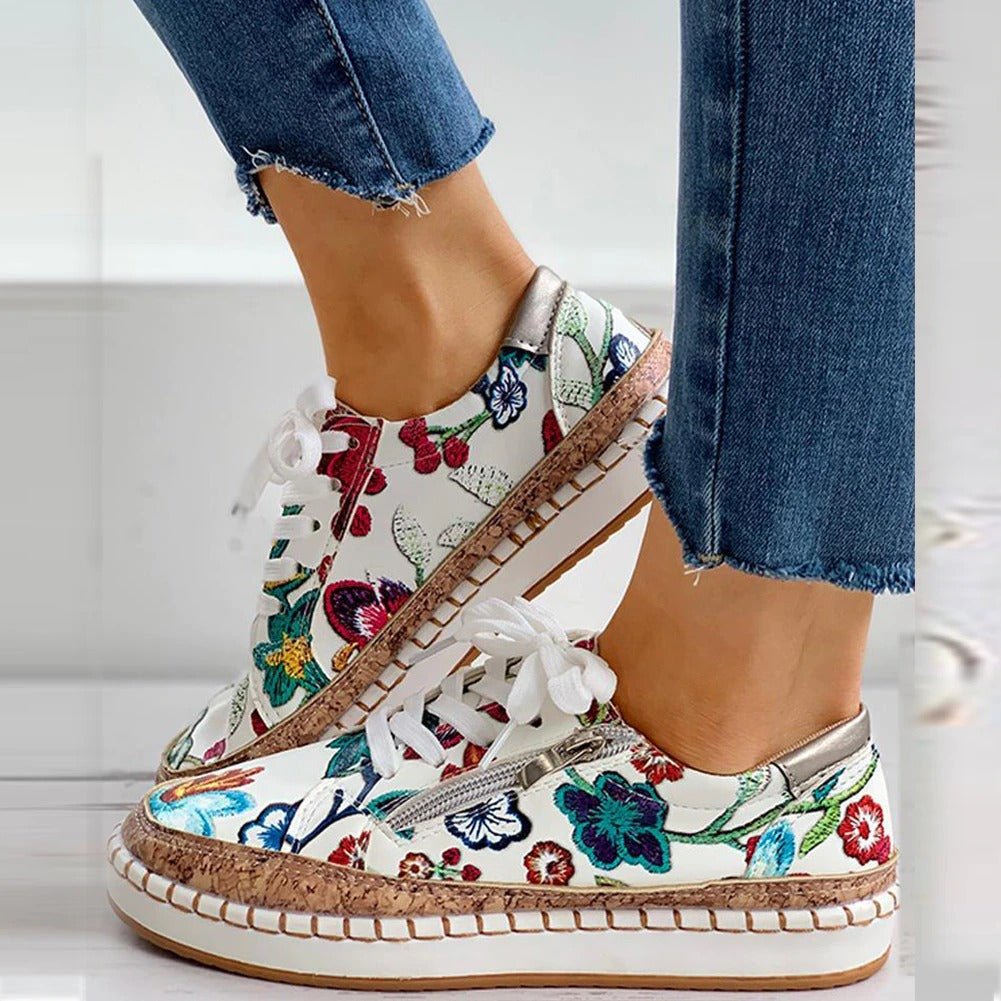 Oluchi | Zapatillas Ortopédicas Floral