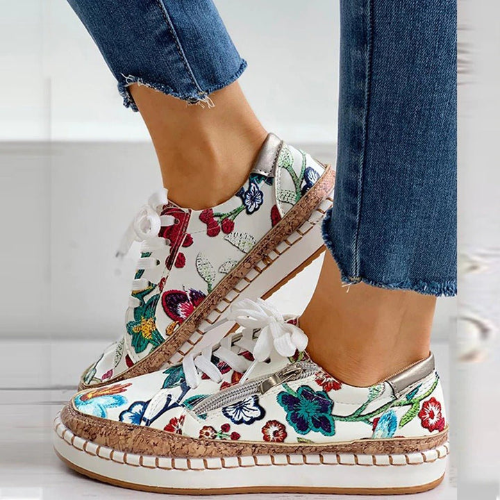 Oluchi | Zapatillas Ortopédicas Floral