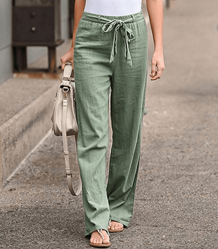 Joleen | Pantalones de ocio para mujeres con cordón y cintura elástica
