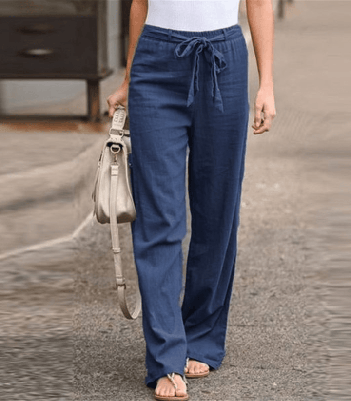 Joleen | Pantalones de ocio para mujeres con cordón y cintura elástica