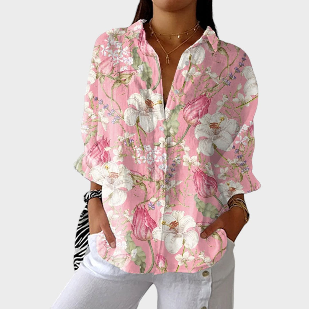 Ana | Blusa Camisera Floral