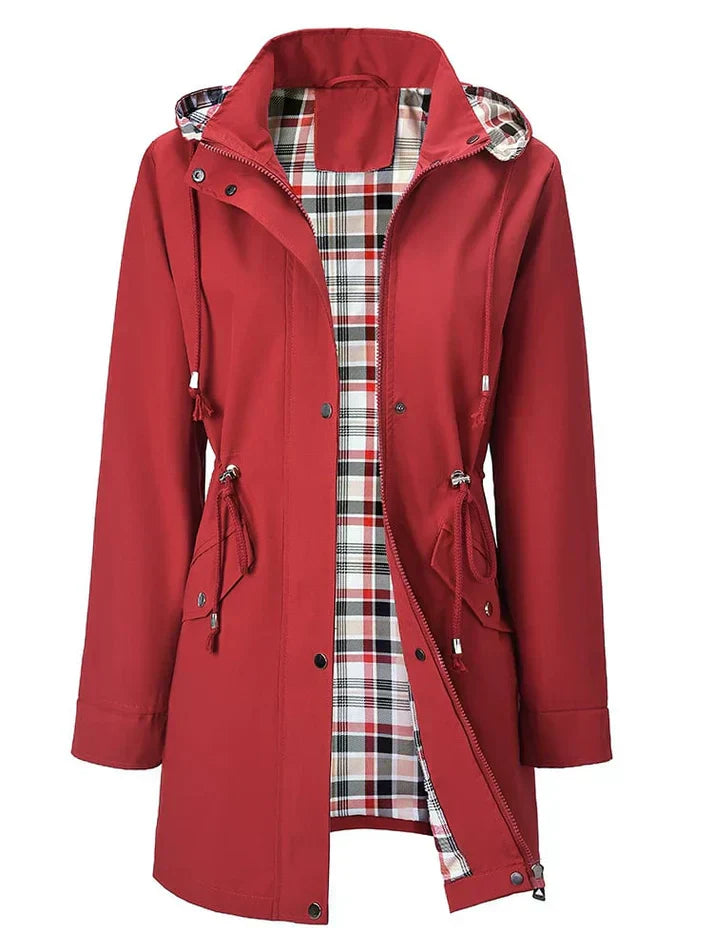 Noor | Chaqueta de lluvia para mujeres con protección total y elegancia moderna para el uso diario