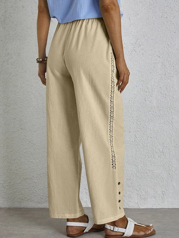 Shania | Pantalones Relajados con Botones