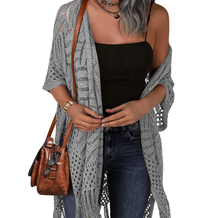 Zarella | Chaqueta de Verano Con Flecos Cómoda