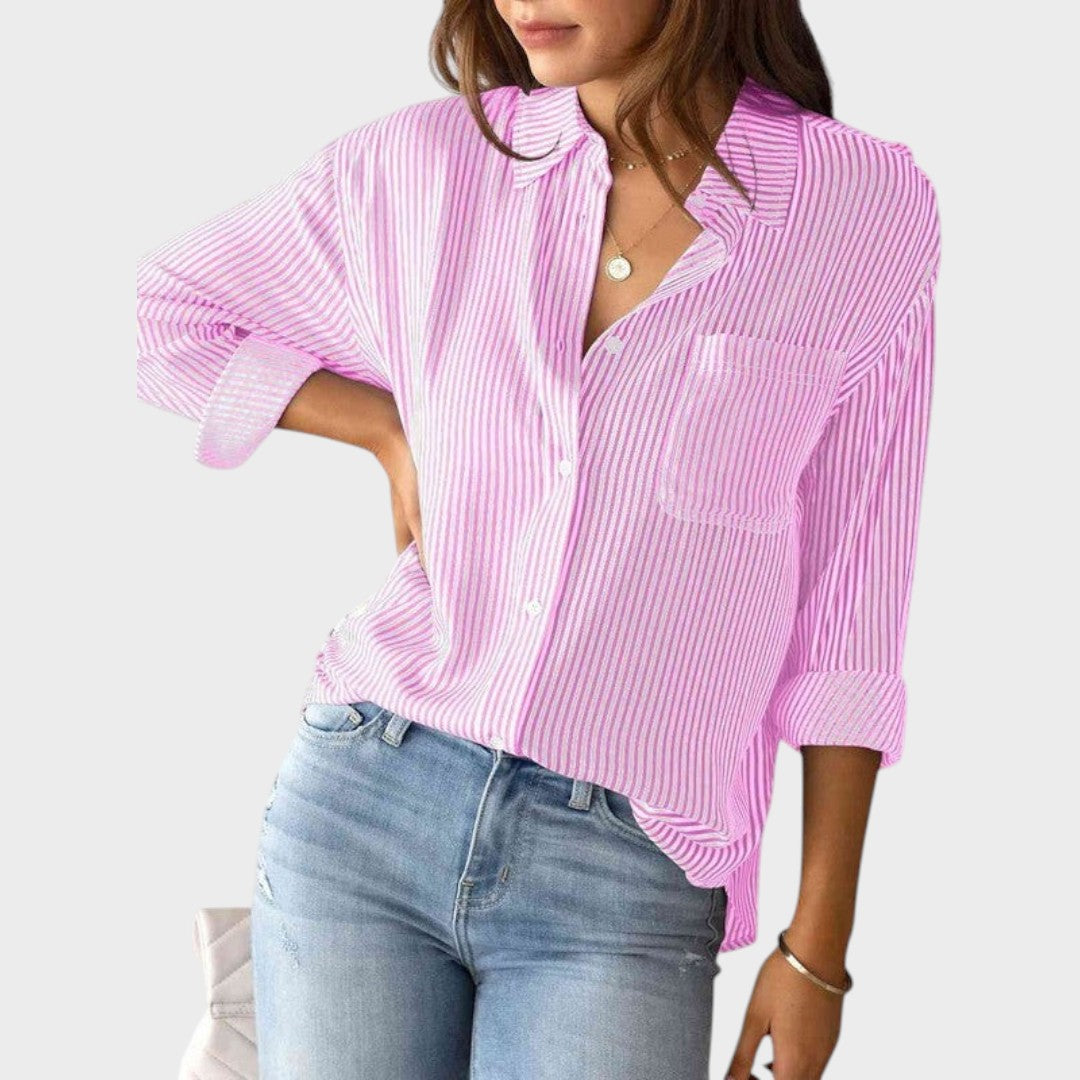 Brenda | Blusa con Cuello Clásico
