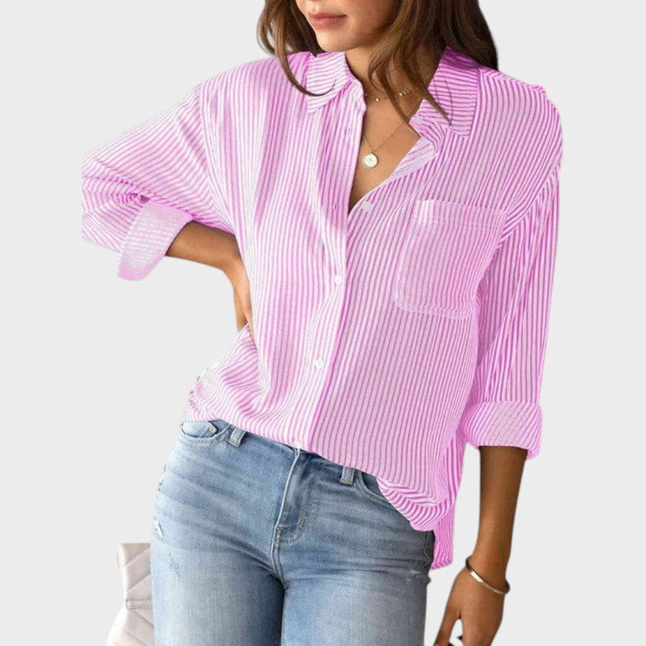 Brenda | Blusa con Cuello Clásico