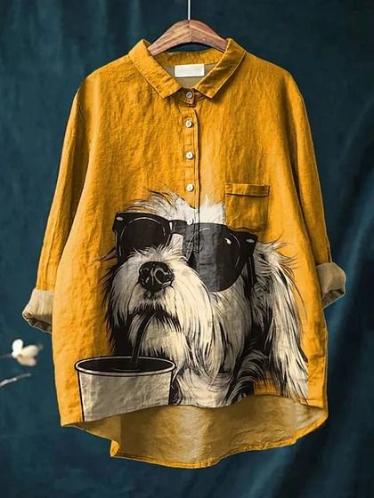 Iris | Camiseta de Arte de Perro para Mujeres