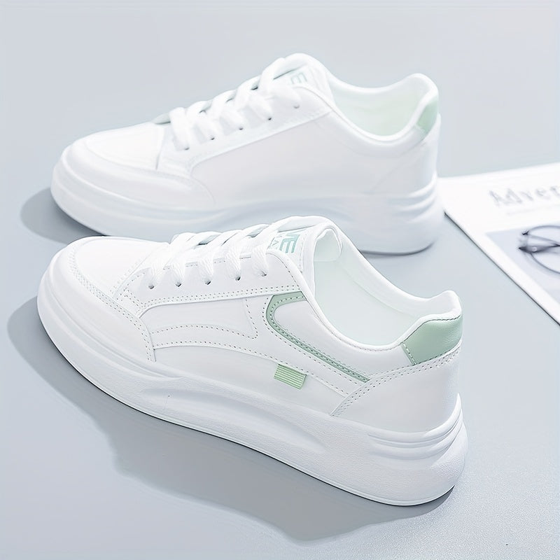 Elke | Zapatillas blancas elegantes con comodidad ligera