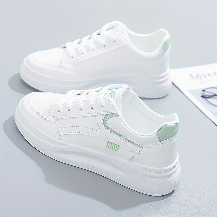 Elke | Zapatillas blancas elegantes con comodidad ligera