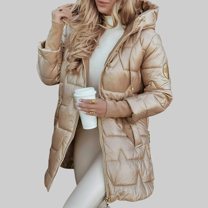 Cecilia | Abrigo elegante de otoño con capucha
