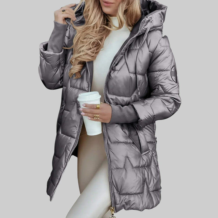 Cecilia | Abrigo elegante de otoño con capucha