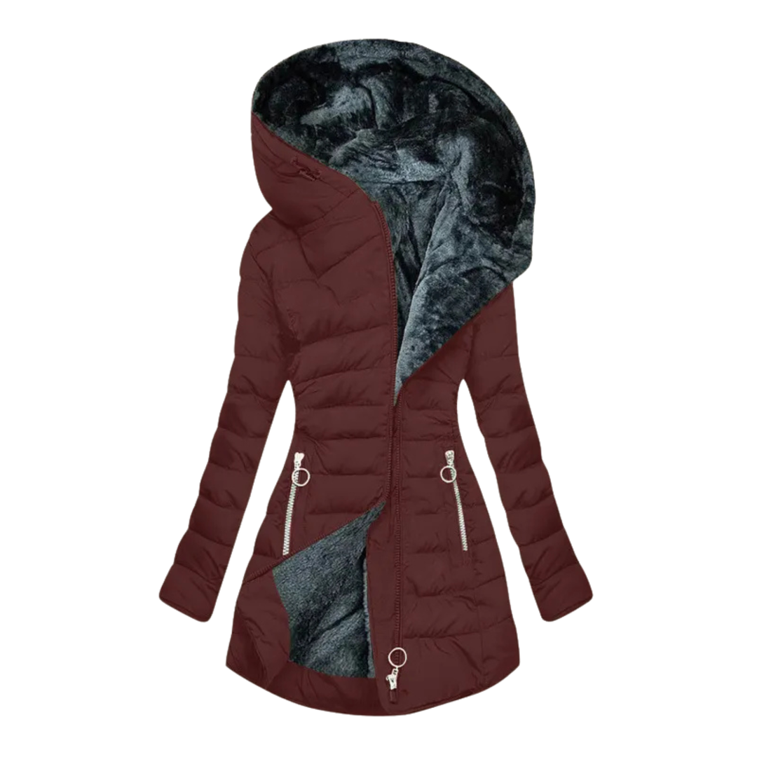 Giulia | Abrigo Largo de Invierno con Protección Térmica y Estilo Elegante para el Día a Día