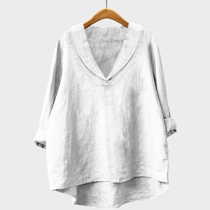 Joaquina | Blusa Oversize con Cuello en V