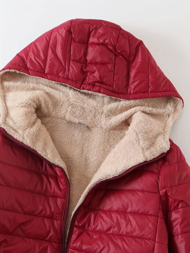 Vicky | Chaqueta Puffer Acolchada con Forro de Forro Polar