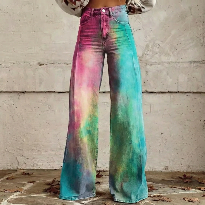 Marcella | Pantalones anchos listos para viajar de estilo boho