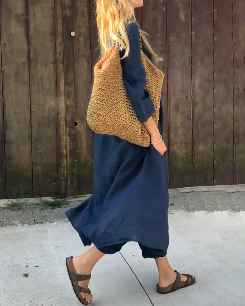 Carolyn | Conjunto Chic y Cómodo – Top Coordinado y Pantalones de Corte Relajado