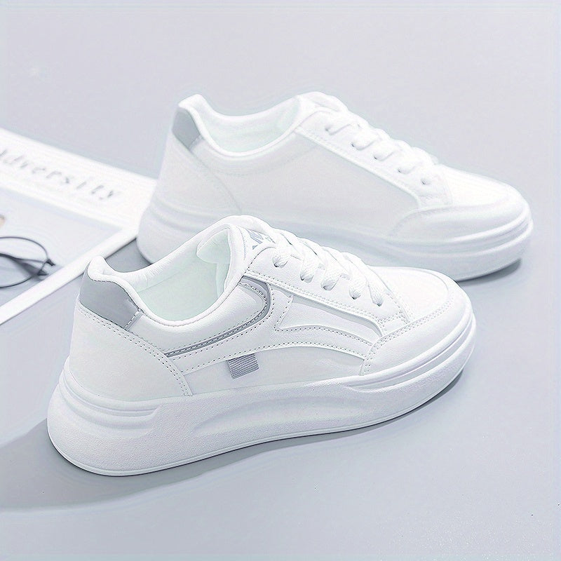 Elke | Zapatillas blancas elegantes con comodidad ligera