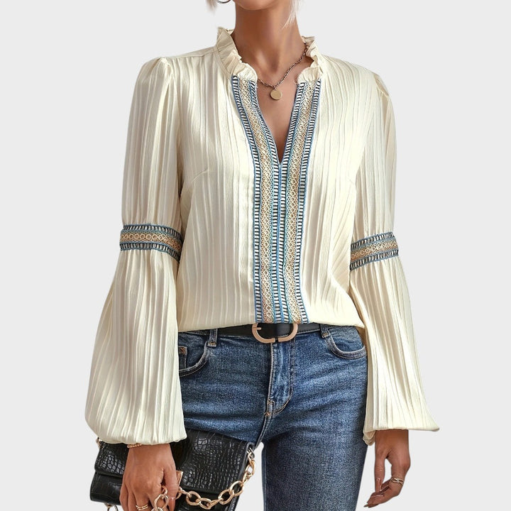 Salomé | Blusa Vintage con Escote en V