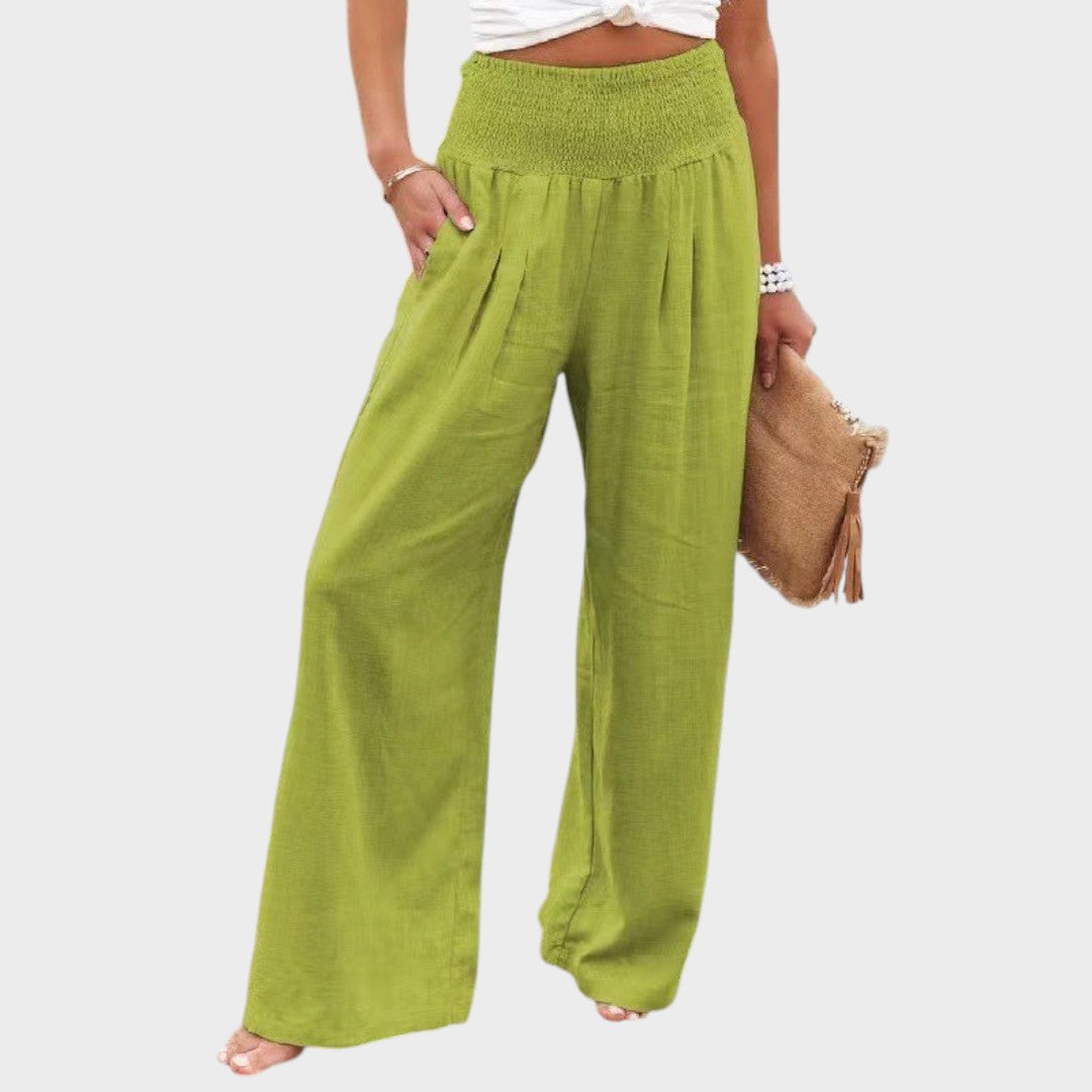 Emilia | Pantalón Suelto de Pierna Ancha