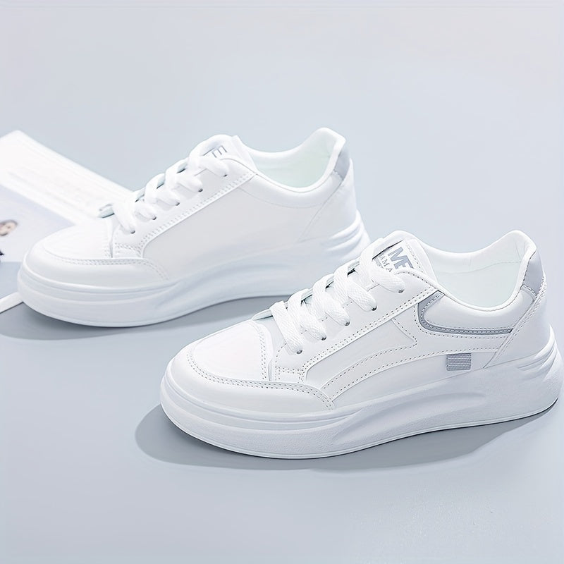 Elke | Zapatillas blancas elegantes con comodidad ligera