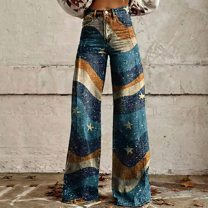 Oriana | Pantalones de Verano Estilo Boho Retro