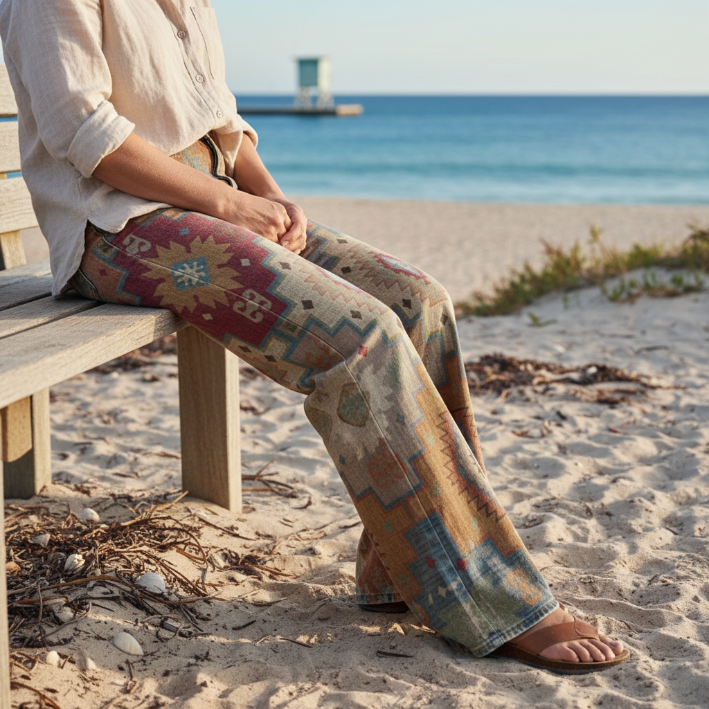 Francesca | Pantalones de Patrón Boho Retro
