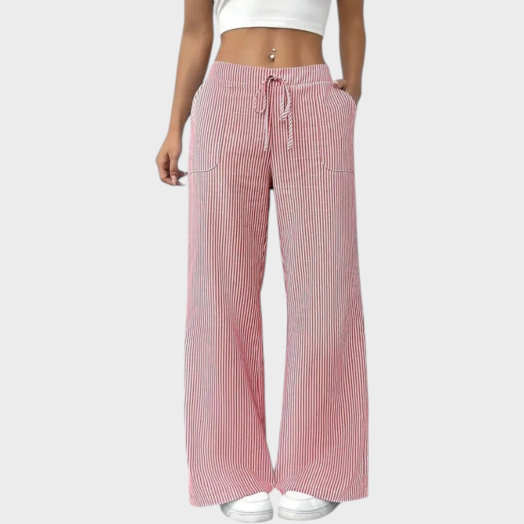 Andrea | Pantalón Ancho con Cordón Ajustable