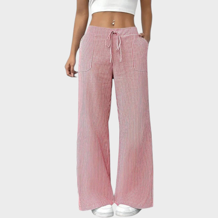 Andrea | Pantalón Ancho con Cordón Ajustable