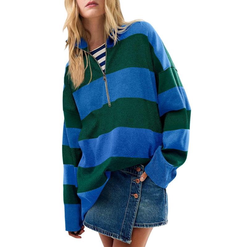 Autumn | Suéter de Cuello Alto Oversized Estiloso con Detalle de Media Cremallera