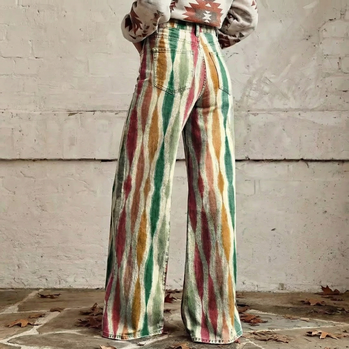 Lucia | Pantalones Anchos Fluidos Boho
