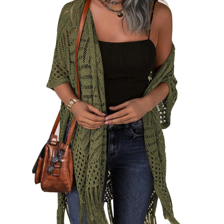 Zarella | Chaqueta de Verano Con Flecos Cómoda