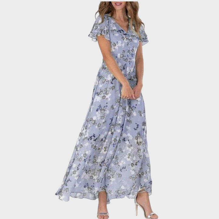 Aldana | Vestido con Volados Floral