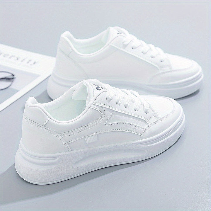 Elke | Zapatillas blancas elegantes con comodidad ligera