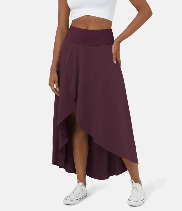 Amelie | Falda Midi Asimétrica Elegante