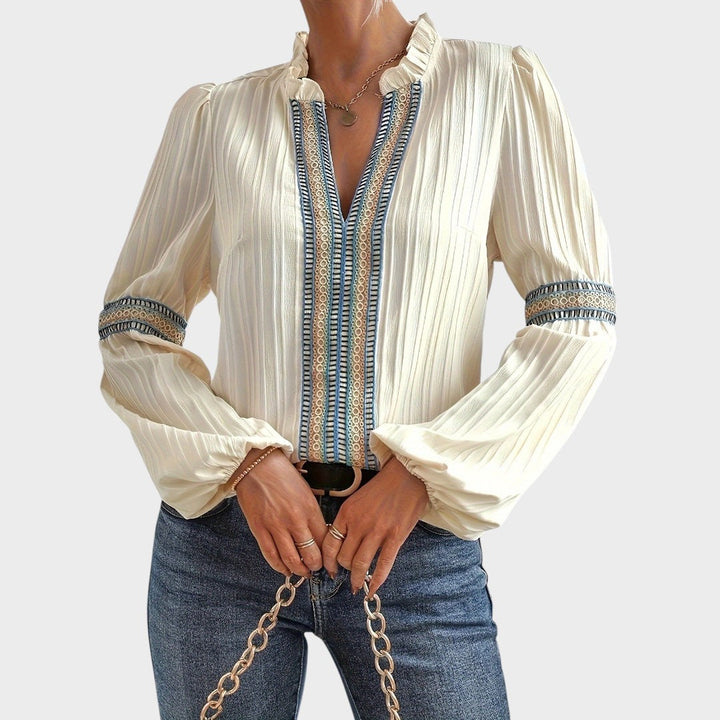 Salomé | Blusa Vintage con Escote en V