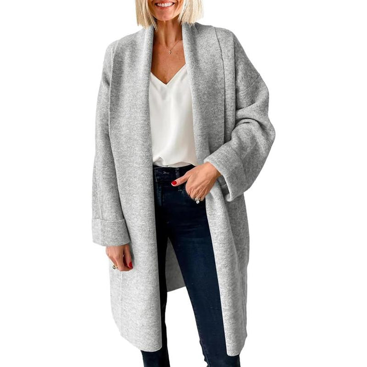 Oliviene | Cárdigan Largo Oversized Abierto y Cómodo
