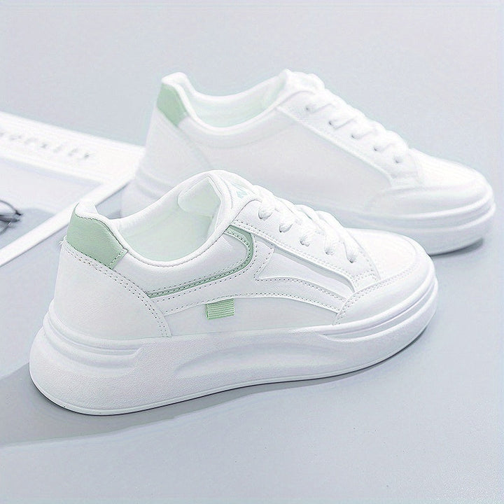 Elke | Zapatillas blancas elegantes con comodidad ligera