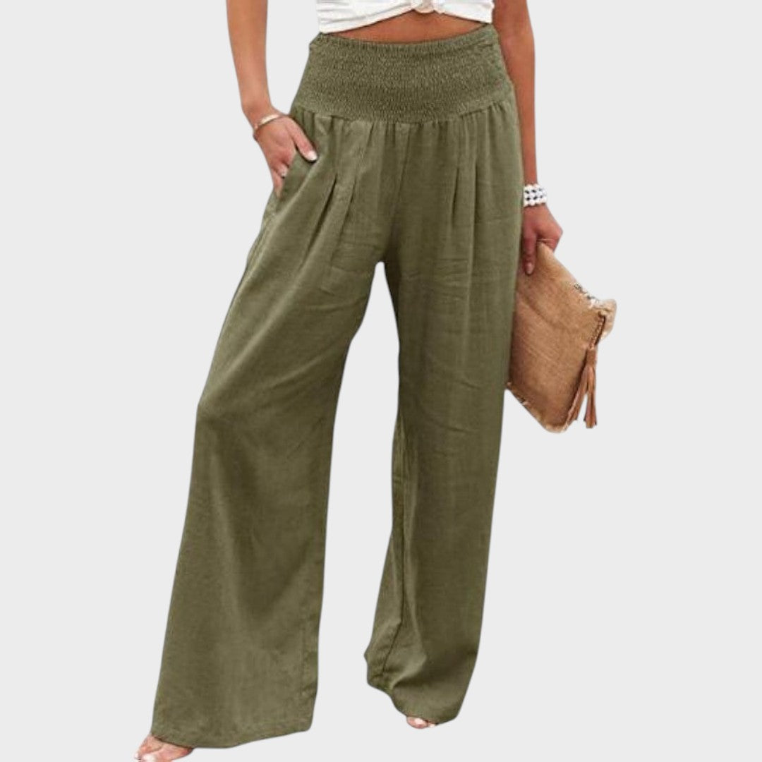Emilia | Pantalón Suelto de Pierna Ancha
